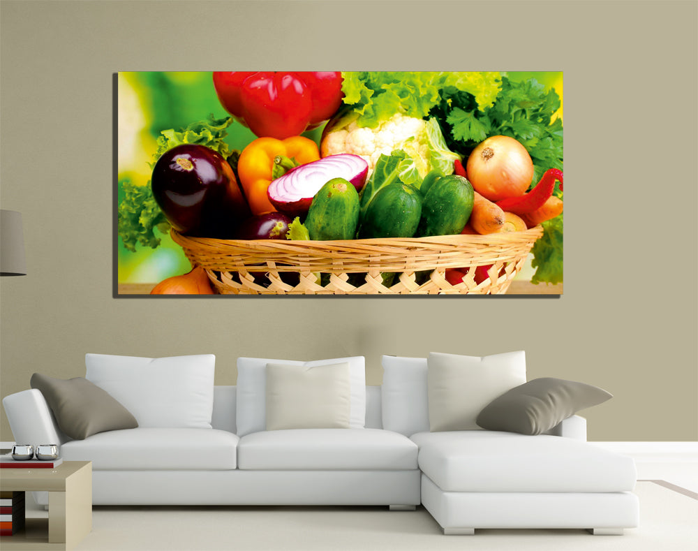 QUADRI MODERNI TELA 100X70 ARTE ARREDO FRUTTA FRUTTIVENDOLO FOOD KITCHEN