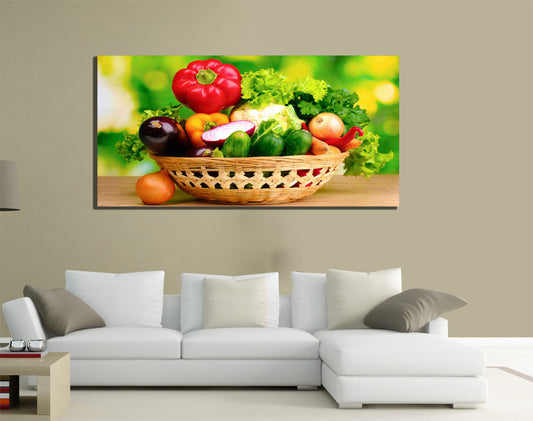 QUADRI MODERNI TELA 100X50  ARTE ARREDO FRUTTA FRUTTIVENDOLO FOOD KITCHEN