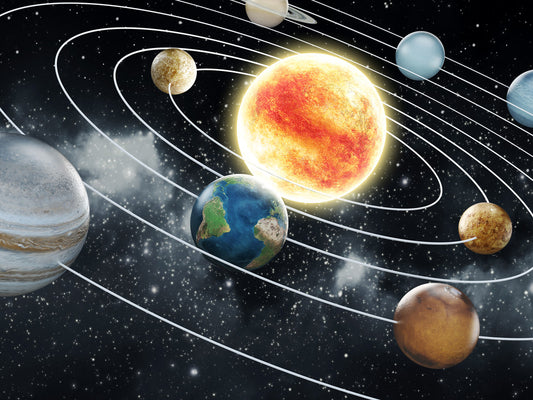 QUADRI MODERNI POSTER 100X140 UNIVERSO PIANETI SCIENZA MONDO TERRA ARTE ARREDO