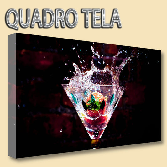 QUADRI MODERNI TELA XXL 200X125 BAR ARREDO PUB COCKTAIL CAPIROSKA ALCOLICO