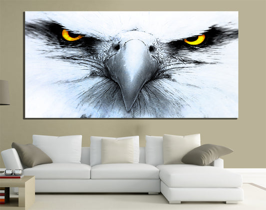 QUADRI MODERNI TELA 100X50  ANIMALI ANIMALS AQUILA EAGLE STATI UNITI LAZIO USA