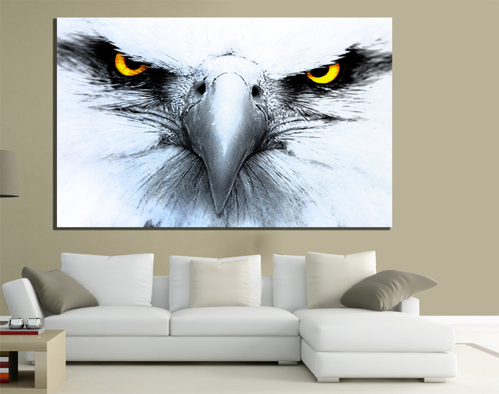 QUADRI MODERNI TELA XXL 200X125  ANIMALI ANIMALS AQUILA EAGLE STATI UNITI LAZIO