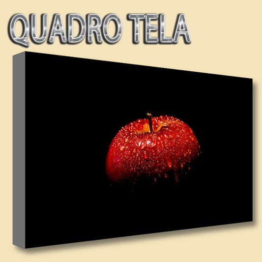 QUADRI MODERNI TELA XXL 200X125  FRUTTA MELA APPLE ASTRATTO FOOD FRUTTIVENDOLO