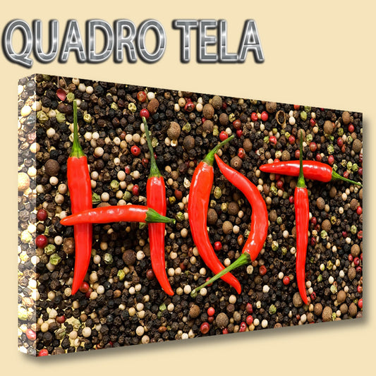 QUADRI MODERNI TELA XXL 200X125  PEPERONCINO HOT CALABRIA MESSICO CHILI ARREDO